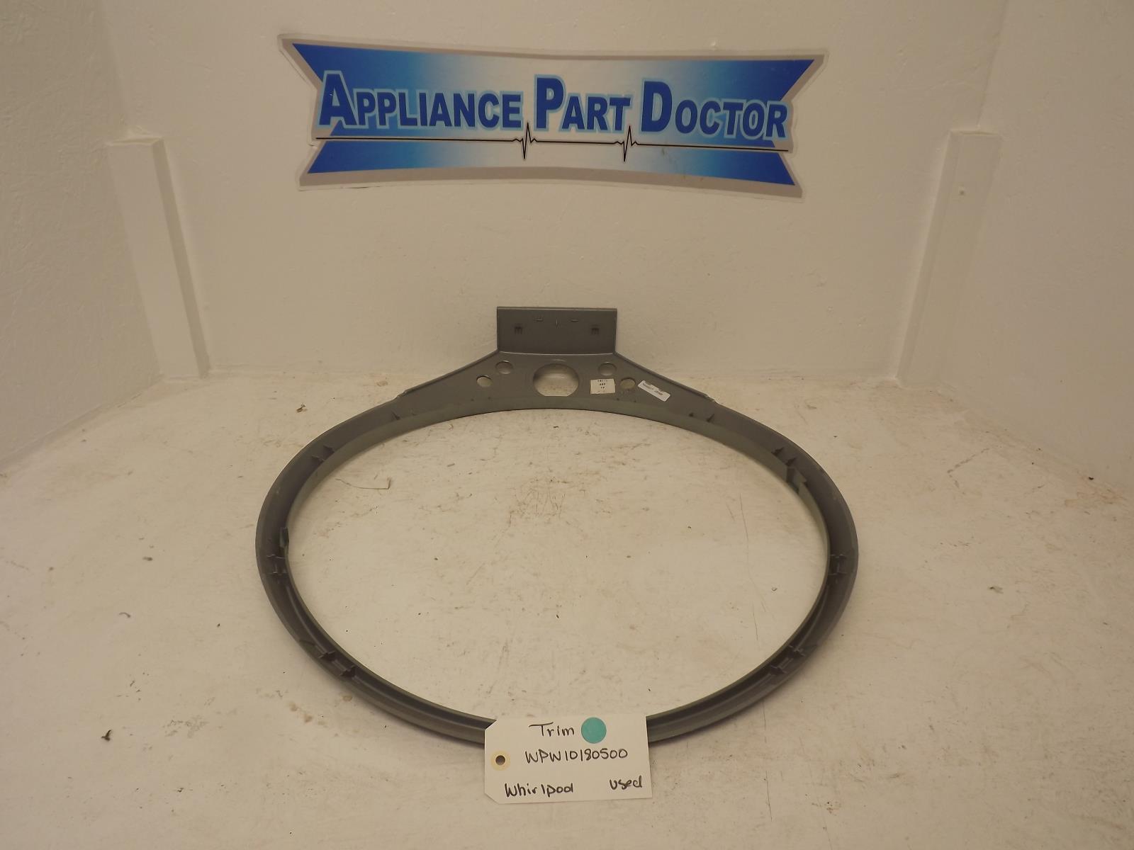 Whirlpool Dryer WPW10180500 Trim Used Whirlpool Dryer WPW10180500 Trim Used